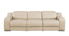 1116 Divanitalia 3-Piece Modular Power Reclining Sofa in Top Grain Italian Leather with 2 Power Recliners & Power Headrests