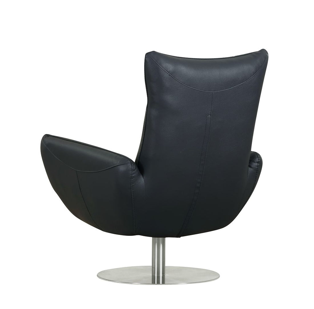 C74 Divanitalia Swivel Chair in Top-grain Italian Leather