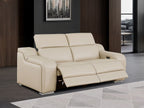 1116 Divanitalia 2-Piece Modular Power Reclining Loveseat in Top Grain Italian Leather with 2 Power Recliners & Power Headrests