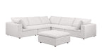 1100 Divanitalia 6-Piece L-Shaped Sectional Sofa - Top-grain Italian Leather