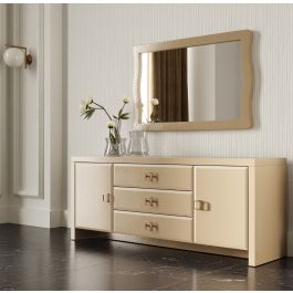 Ivarson - Champagne Crocodile Glam Mirror