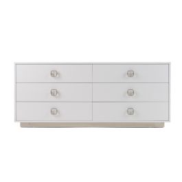 Victoria - Modern White Crocodile Dresser