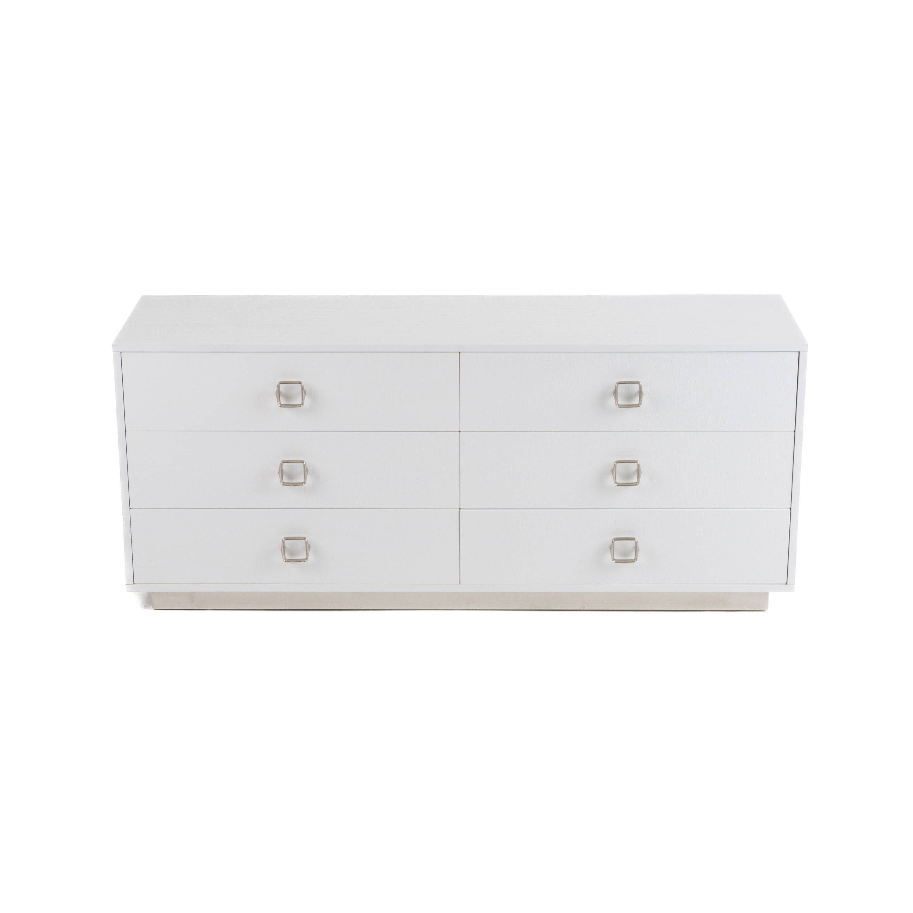 Victoria - Modern White Crocodile Dresser