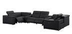 2679 8-Piece U-Shaped Power Reclining Sectional Sofa in Genuine Leather - 4 Recliners