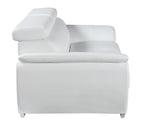4571 Modern Genuine Leather 3-Piece Sofa Set - White - SKU 4571-LV WHITE 3PC (S/L/C) - GROUP - view 13