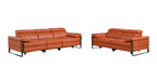 1246 Divanitalia Modular Power Dual Reclining Sofa and Loveseat Set with Power Headrests - Top Grain Italian Leather - Camel - SKU 1246-CAMEL-5.4-HT-2PC - view 3