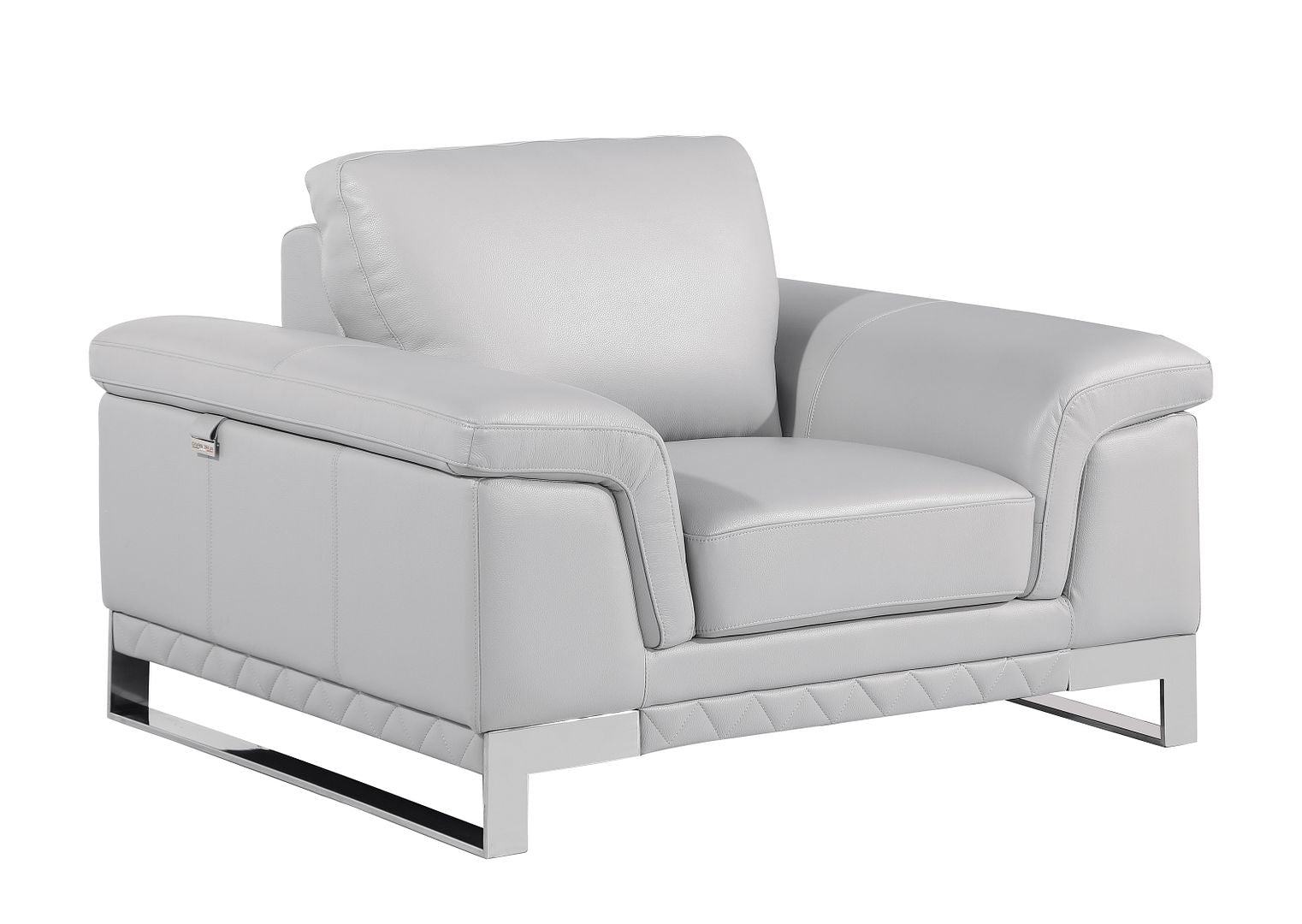 411 Divanitalia Chair in Top-grain Italian Leather