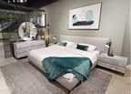 Aria - Italian Modern Multi Grey with texture Nightstand