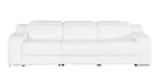 1116 Divanitalia 3-Piece Modular Power Reclining Sofa in Top Grain Italian Leather with 3 Power Recliners & Power Headrests