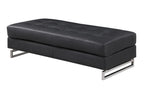 8136 Genuine Leather Ottoman