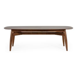 Ackley - Modern Walnut Rectangular Dining Table