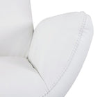 C74 Divanitalia Swivel Chair in Top-grain Italian Leather