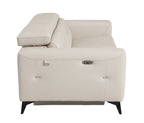 989 Divanitalia Power Reclining Sofa with Power Headrest in Top-grain Italian Leather