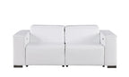 1208 Genuine Leather Dual Power Reclining Loveseat