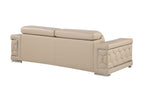 296 Modern Genuine Leather Sofa - Beige - SKU 296-BEIGE-S - view 3