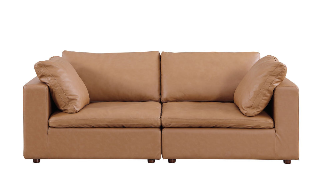 1100 Divanitalia 2-Piece Sofa Set - Top-grain Italian Leather