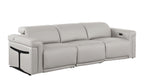 1126 Divanitalia 3-Piece Modular Power Reclining Sofa in Top Grain Italian Leather with 2 Power Recliners & Power Headrests