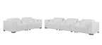 1208 Modular Leather Sofa & Loveseat with 6 Recliners and Power Headrests - White - SKU 1208-WHITE-8.5-HT - view 4
