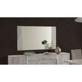 Alexa Italian Modern Grey Buffet Mirror