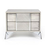 Alexa Italian Modern Grey Nightstand