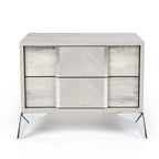 Alexa Italian Modern Grey Nightstand