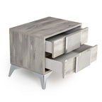Alexa Italian Modern Grey Nightstand