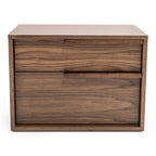 Amberlie - Modern Walnut Nightstand