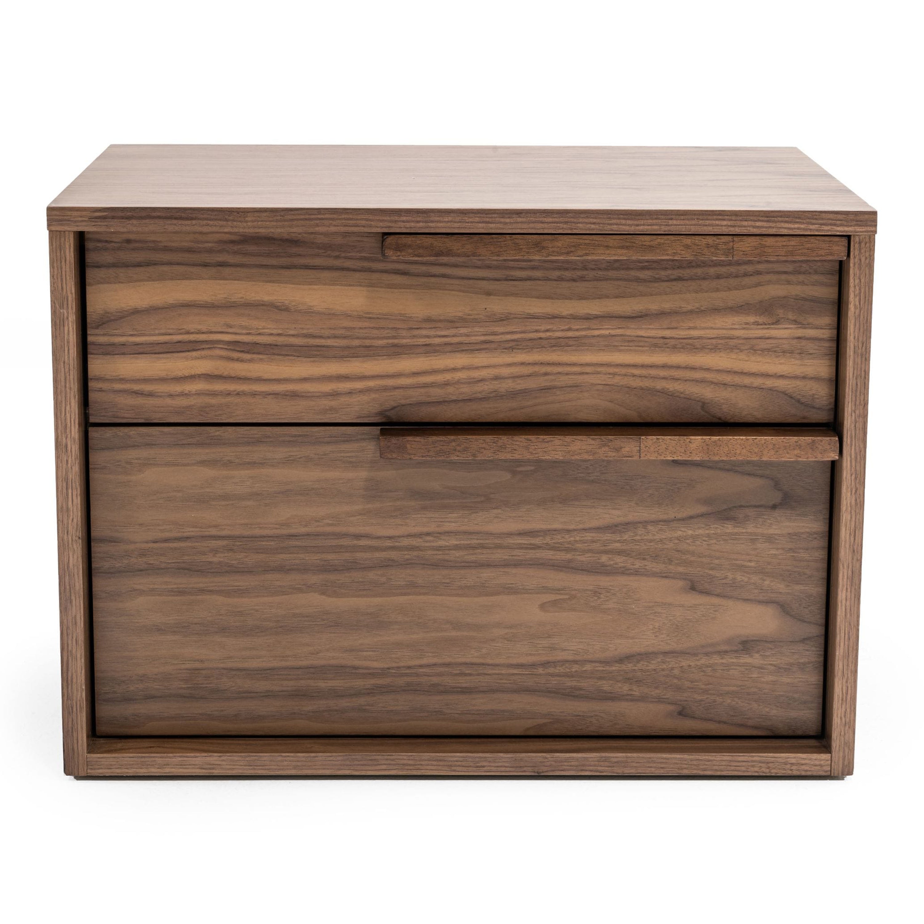 Amberlie - Modern Walnut Nightstand