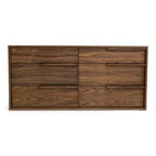 Amberlie - Modern Walnut Dresser