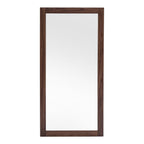 Amberlie - Modern Walnut Floor Mirror