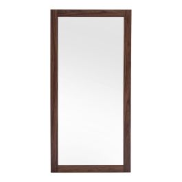 Amberlie - Modern Walnut Floor Mirror
