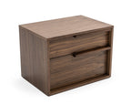 Amberlie - Modern Walnut Nightstand