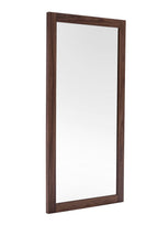 Amberlie - Modern Walnut Floor Mirror