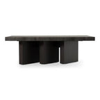 Amsterdam - Modern Grey Volcano & Eucalyptus Oak Dining Table