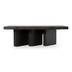 Amsterdam - Modern Grey Volcano & Eucalyptus Oak Dining Table
