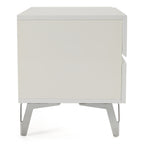 Angela - Italian Modern White Nightstand