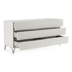 Angela - Italian Modern White Dresser