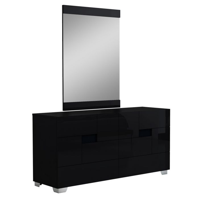 Aria - Black Dresser - Black - SKU ARIA-DRS-BLACK