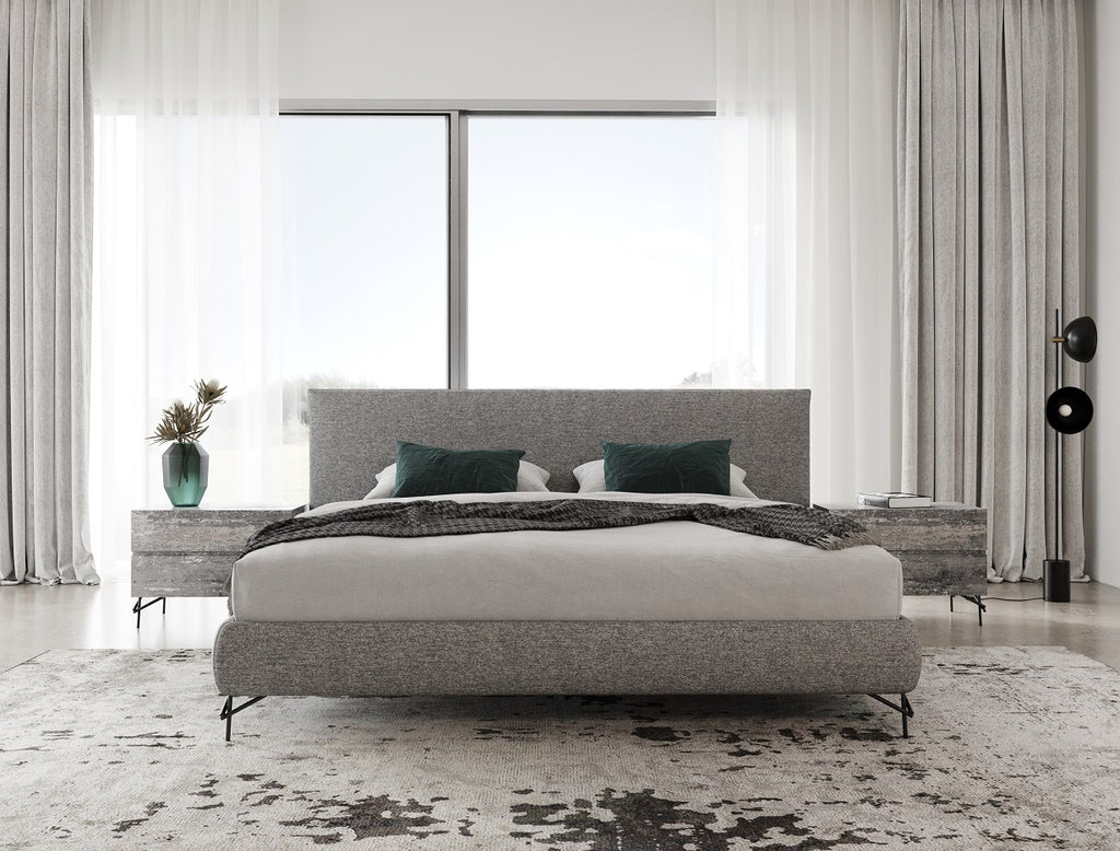 Aria - Italian Modern Multi Grey Bedroom Set - Italian Modern Multi Grey Bedroom Set