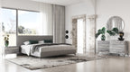 Aria - Italian Modern Multi Grey Bedroom Set - Italian Modern Multi Grey Bedroom Set