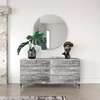 Aria - Italian Modern Multi Grey 4-Piece Bedroom Set - Italian Modern Multi Grey 4 - Piece Bedroom Set