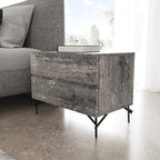 Aria - Italian Modern Multi Grey Bedroom Set - Italian Modern Multi Grey Bedroom Set