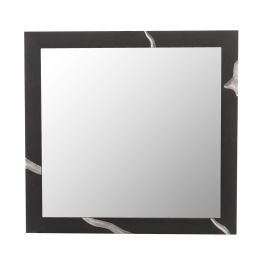 Aspen - Modern Matte Brown Ash & Silver Mirror