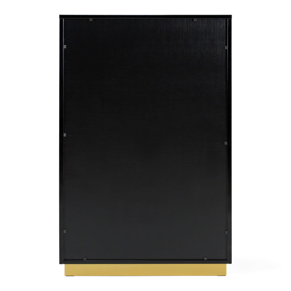 Aspen - Modern Black & Gold Wide Chest