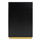 Aspen - Modern Black & Gold Wide Chest