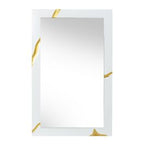 Aspen Modern White Mirror