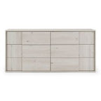 Asus - Italian Modern White Washed Oak Dresser