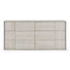 Asus - Italian Modern White Washed Oak Dresser