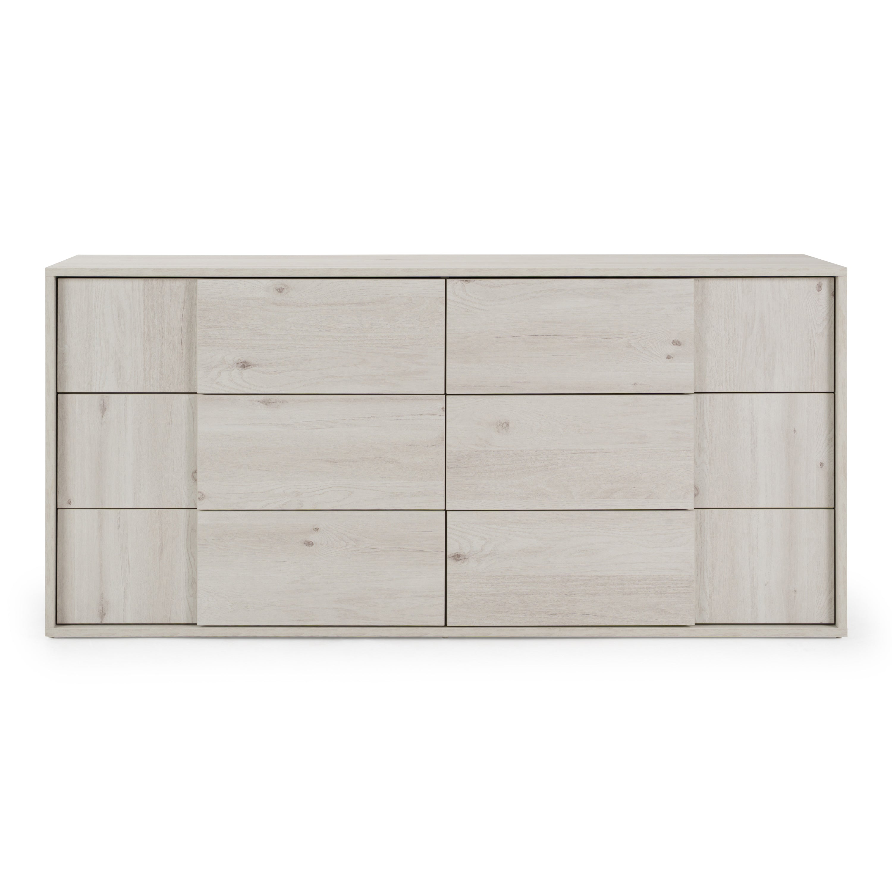 Asus - Italian Modern White Washed Oak Dresser