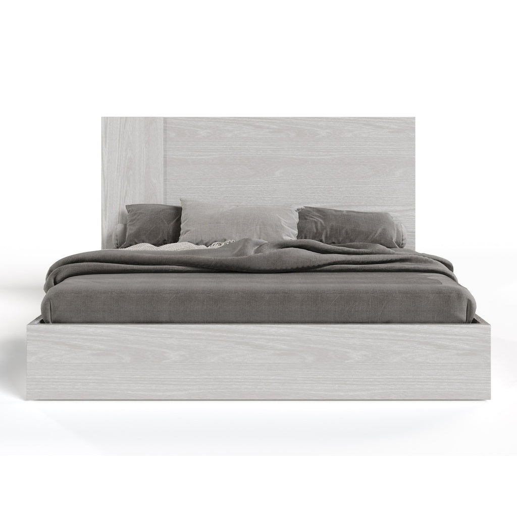 Asus - Modern Italian White Bed - Modern Italian White Bed